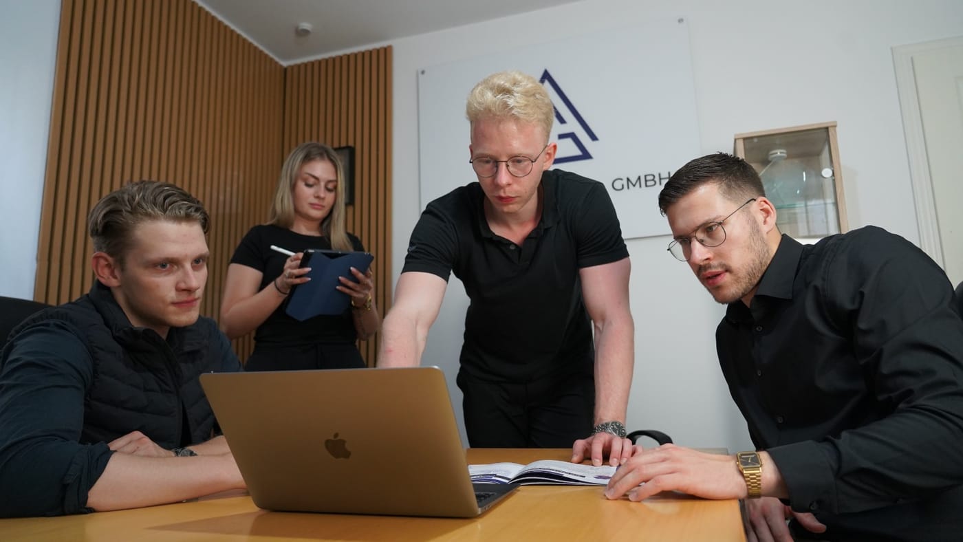 SA Marketing Team in der Strategie-Session